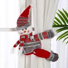 Curtain Christmas Decorations Creative Christmas Lattice Holding Curtain Doll Creative Pendant Cute Doll