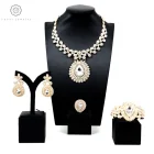 Jewelry Set Sets Bridal Sets Women Jewelry Set Gold Plated Wholesales Cheap Bridal Zirconia Jewelry Sets