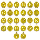 Beads Mixed Fashion Color Letter Spacer Beads Metal Round Alloy Letters Beads For Jewelry Making