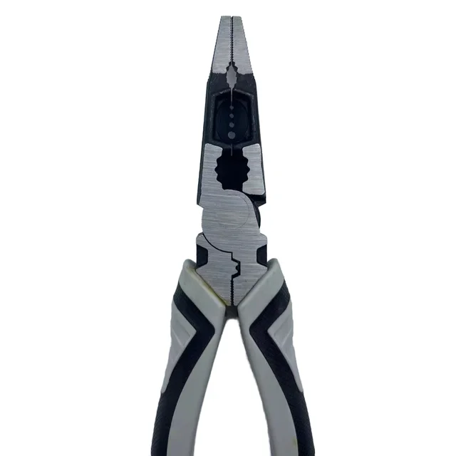 Multifunctional Locking Pliers Wire Stripping Capability Steel Lineman's Cable Pliers Combination Pliers Serrated Industrial Use