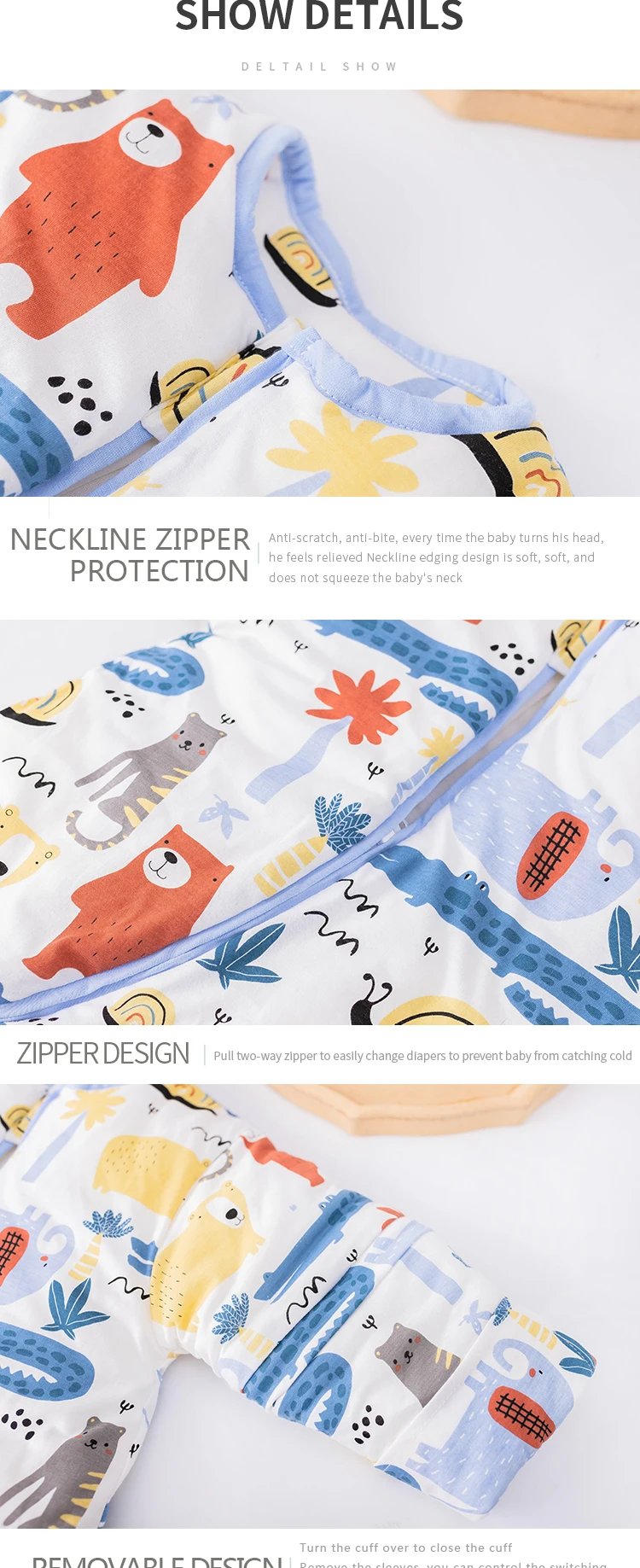 Customized New Born Girl Sleeping Bag Competitive Price Baby Sleep Sack