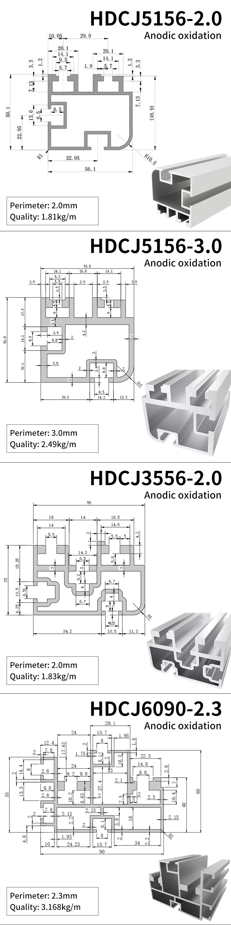 5156 Automatic Plug-in Line Aluminum Profile 06C Chain Guide Conveyor Line 3556/6090 Aluminum Profile Chain Conveyor factory