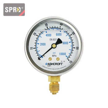 FOR ASHCROFT pressure gauge EN837-1 60MPA 5700PSI