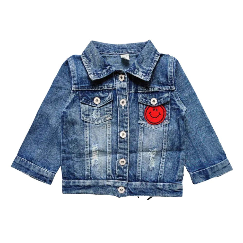 Top Best Quality Custom Kids Casual Jacket Wholesale Affordable Price Washable Girls Denim Jacket Winterwear Manufacture Clothes