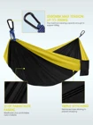 Hot Sales Fast Delivery Custom Double And Single Travel Lightweight Camping Hammock Outdoors