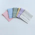 Necklace Small 8x8cm Luxury Microfiber Necklace Bracelet Jewelry Pouch Small Gift Envelope Jewelry Bags