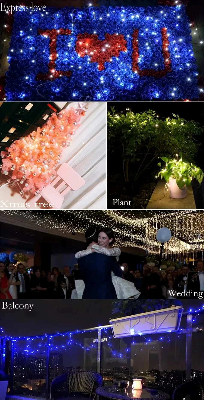 Bedroom Party Wedding Shopping Mall Decoration Hanging Copper Wire