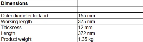 Hook spanner for SNL housings, HN 24/SNL fit on a variety of locknuts with outer diameter of 155 mm