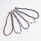 Amethyst 2022 Wholesale Handmade Beaded Necklace Jewelry 6mm Natural Stone Amethyst Necklace