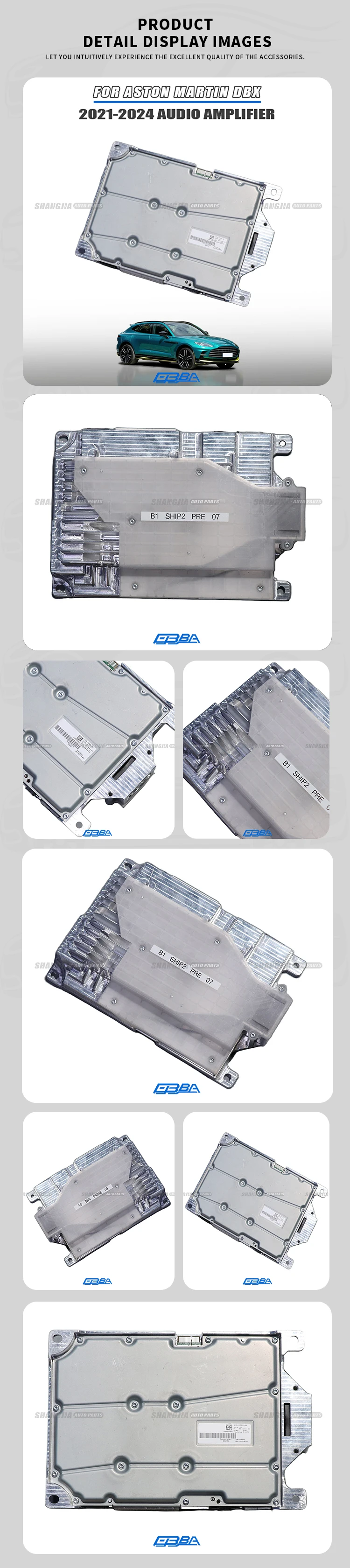 Car Audio Amplifier Automotive Amplifier For Aston Martin DBX 707 V8 OEM MY8318C808BA Used Car Parts Great Quality manufacture