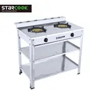 Gas Cooktop Gas Gas Cooktop Stainless Steel 2 Burner Table Gas Stove Stand Cooktop