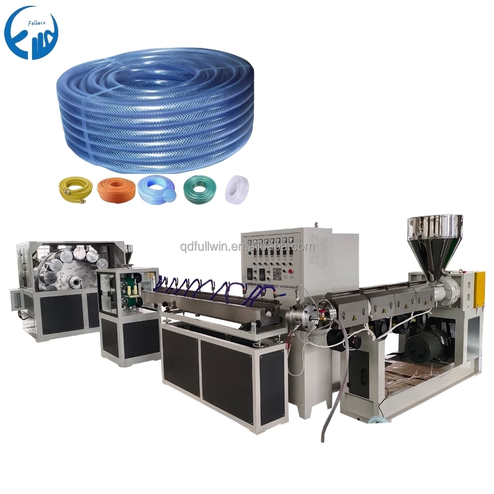 Pvc Plastic Soft Spiral Suction Garden Hose Tube Pipe Winding Extruder Machine Fiber reinforced hose winding machine 9