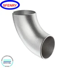 Asme Stainless Pipe Stainless Sfenry ASME B16.9 Stainless Steel SS304 / 316 Butt Welding 90Degree Elbow Pipe Fittings