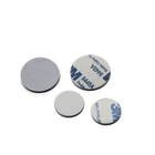 Chip Tk4100 Waterproof Printable PVC Coin Passive 25mm 125khz Tk4100 Chip Round Token RFID Sticker Tag