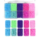 Colors Beads Bead Bead 15 Colors Frosted Transparent Glass Beads Handmade DIY Beaded Jewelry Accessories