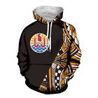 Cheap Hoodies For Winter Cheap Price Polynesian Tribal Print Customized Long Sleeve Hoodies For Man Clothing