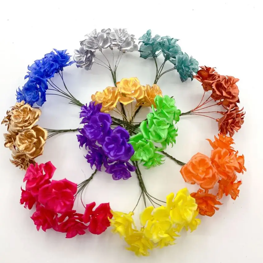 144 Pcs Plastic Rose Flower Home Weeding Decoration Valentine's Day Hair  Band And Wreath Diy Rose Artificial For Party Crafts - Buy Mini Foam Rose  Artificial Flower Bouquet Wedding Flowers,Decoration Scrapbooking Diy