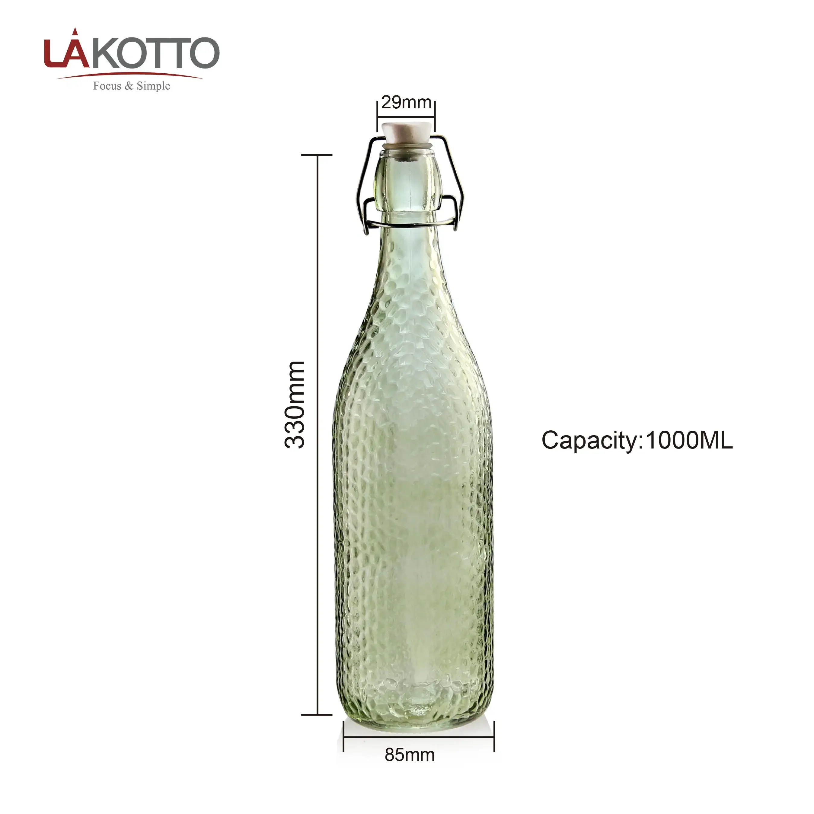 Factory Custom Logo ECO-Friendly Clear Bottles High Quality Wine Bottles for Spirits Packing Glass Bottles