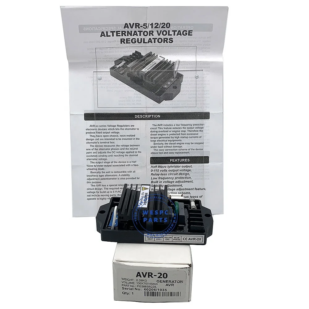 Generator Parts & Accessories Original DATAKOM AVR20 Automatic Voltage