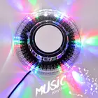 Auto Rotating Sunflower Stage Lighting RGB Led Party Light For KTV Bar Wedding DJ Show Sound Activated