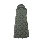 Vest Ladies Vest Down Vest Wholesale Sleeveless Jacket Zipper Women Down Vest With Fur Collar For Ladies
