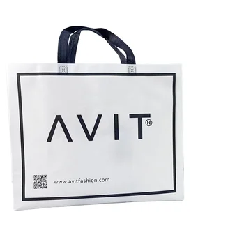 Environmentally friendly advertising coated non-woven fabric bags, customized clothing stores, shopping handbags