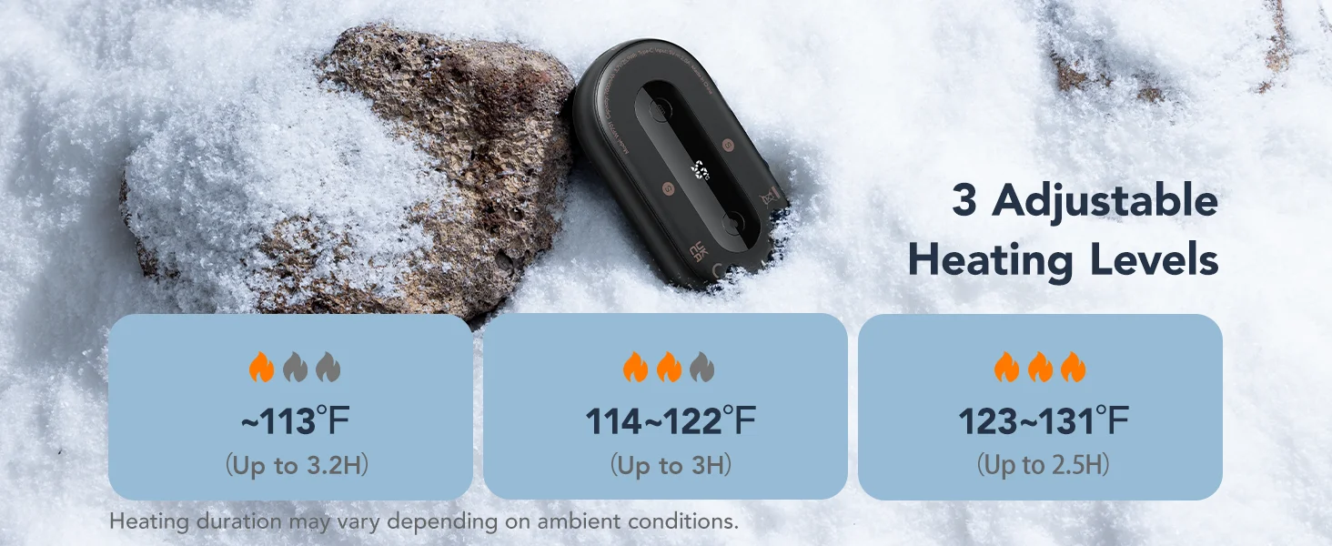 Hand Warmer, 7000mAh, Portable, 20W - detail 16