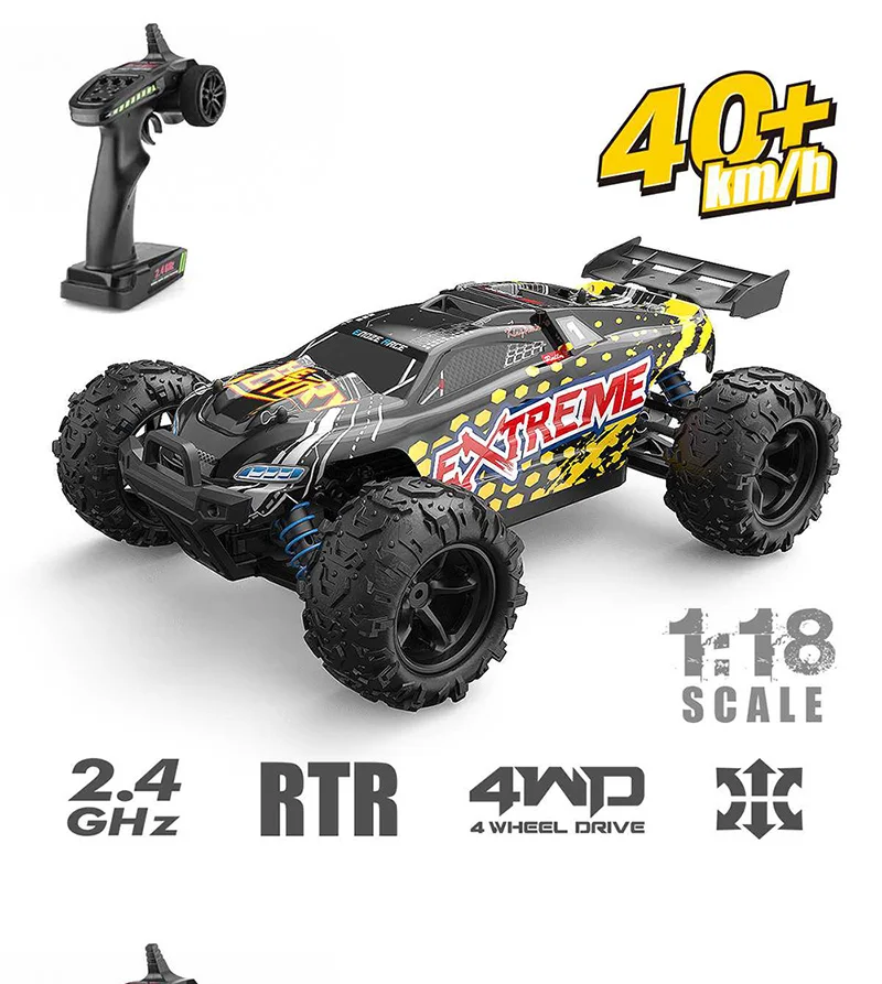 40km/h High-Speed RC Off-Road Car - Upgraded 9302E Electric Truggy