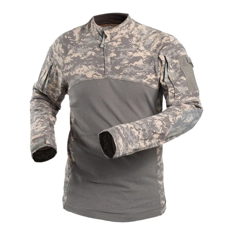 Men Outdoor Military Tactical Shirt Long Sleeve Hunting Army Clothing T-Shirt