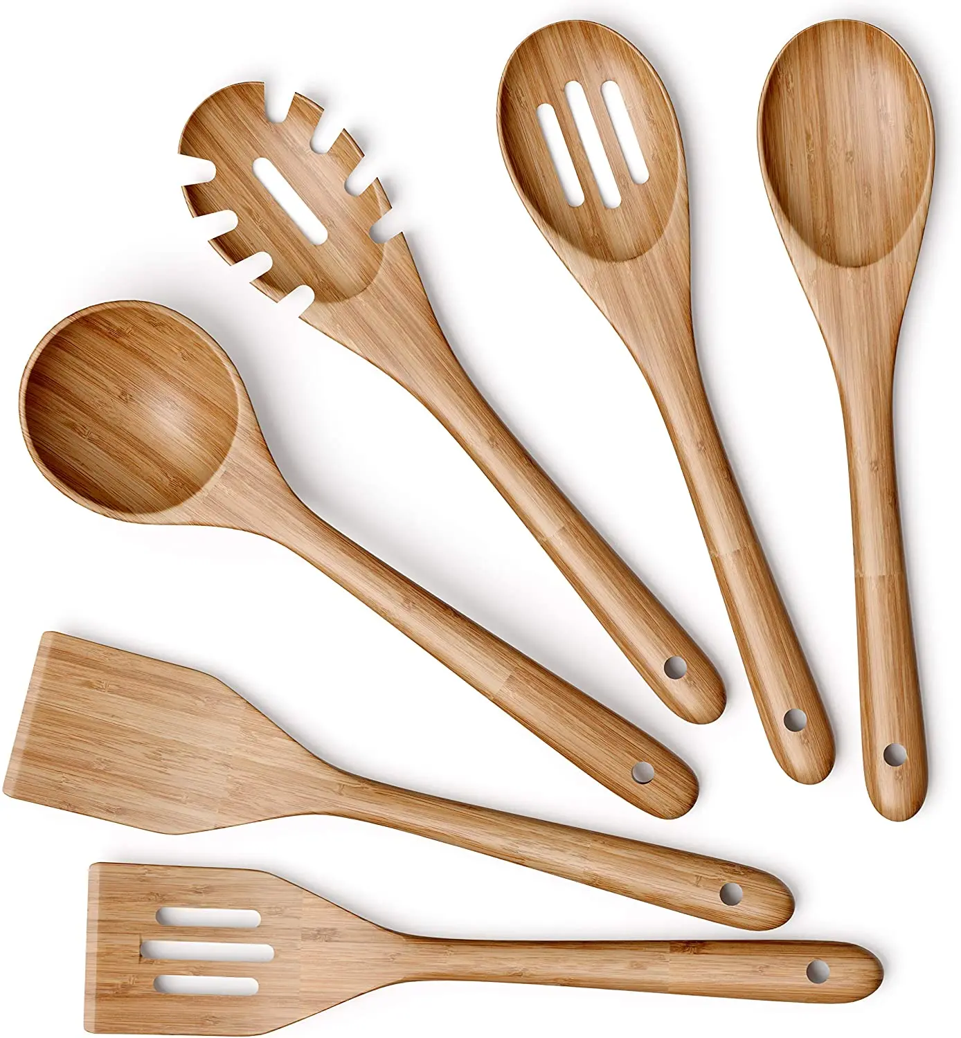 bamboo silicone utensils