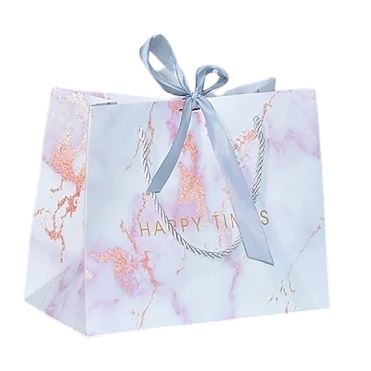 purple paper gift bolsas