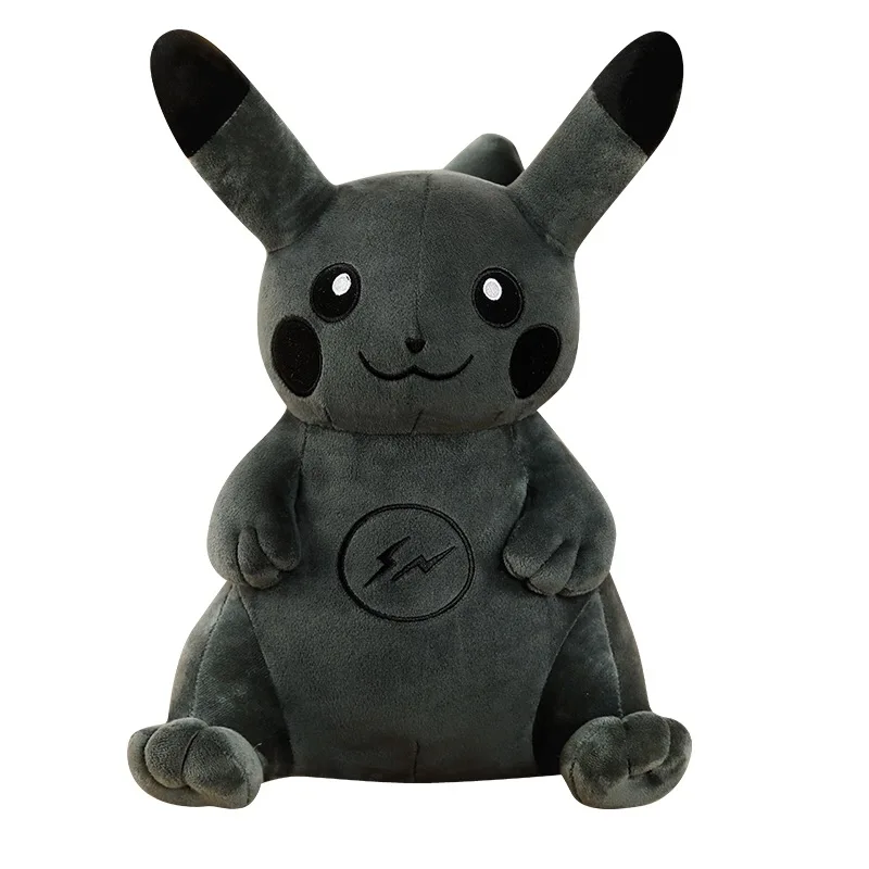 gray pikachu plush