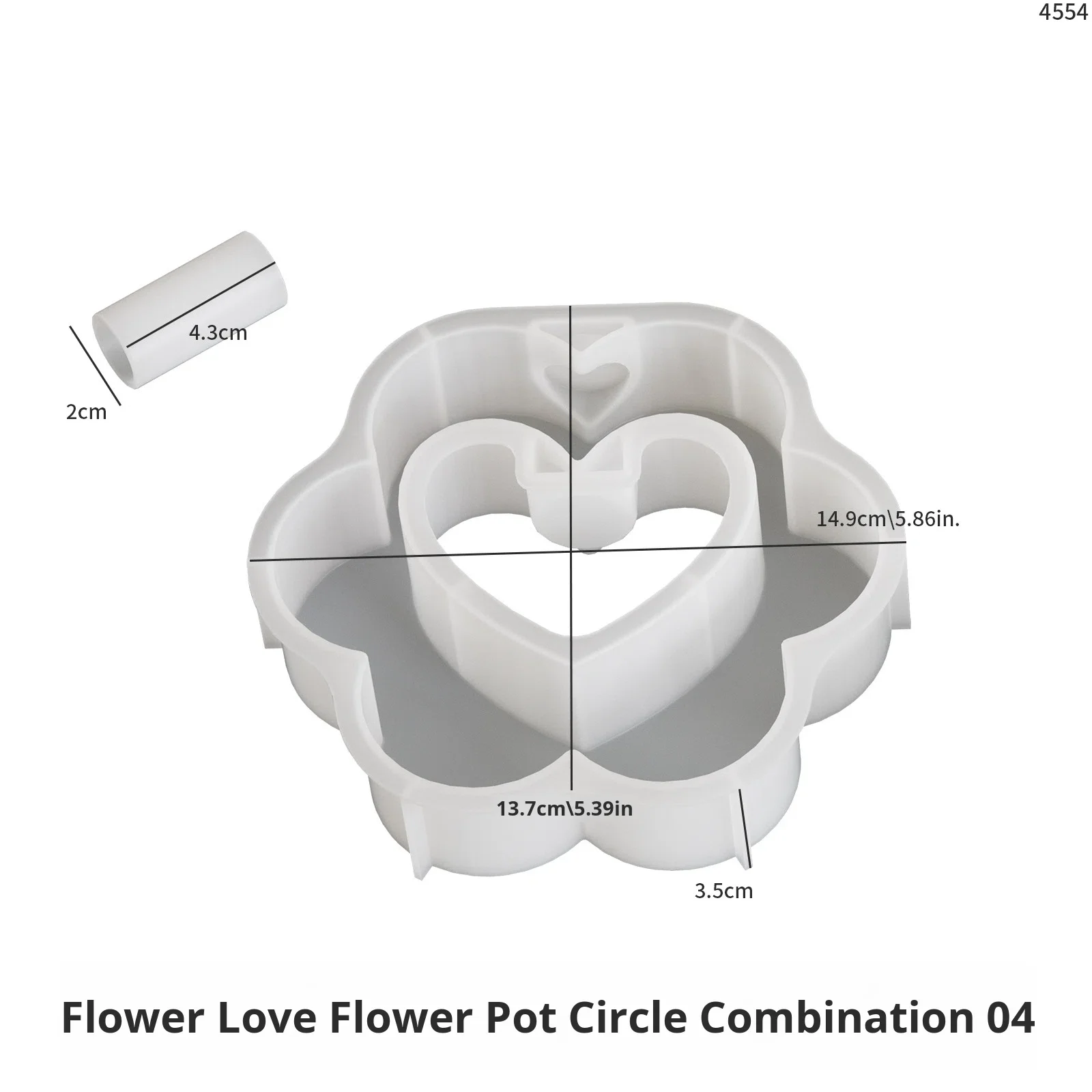 Resin Silicone Mold, Heart/Flower/Hand Shaped Vase DIY Mould, Food-Grade Silicone Tool for Epoxy Resin Craft & Home Decor factory