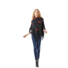 Shawl Printed Shawl Poncho Ladies Printed Poncho Design Women's Tassel Shawl Jacquard Oversized Cloak Poncho