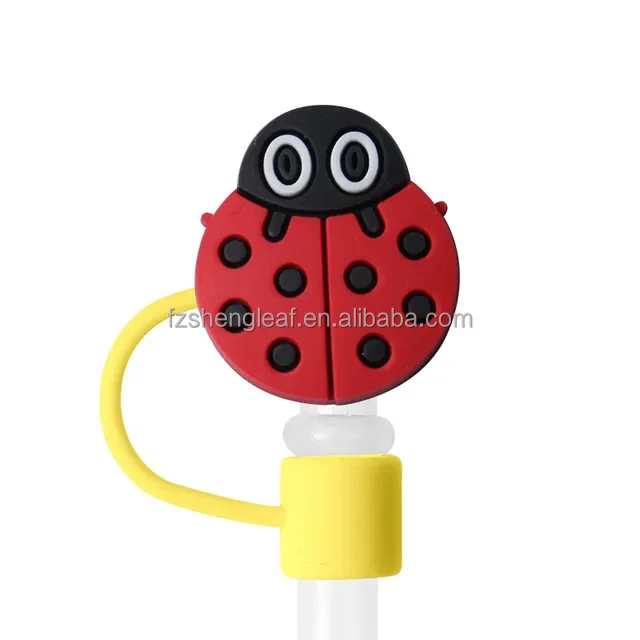 product custom nurse cow boy hat tumbler bulk reusable silicone straw tips cover dust proof cute 8 12mm topper charms bar accessories-8