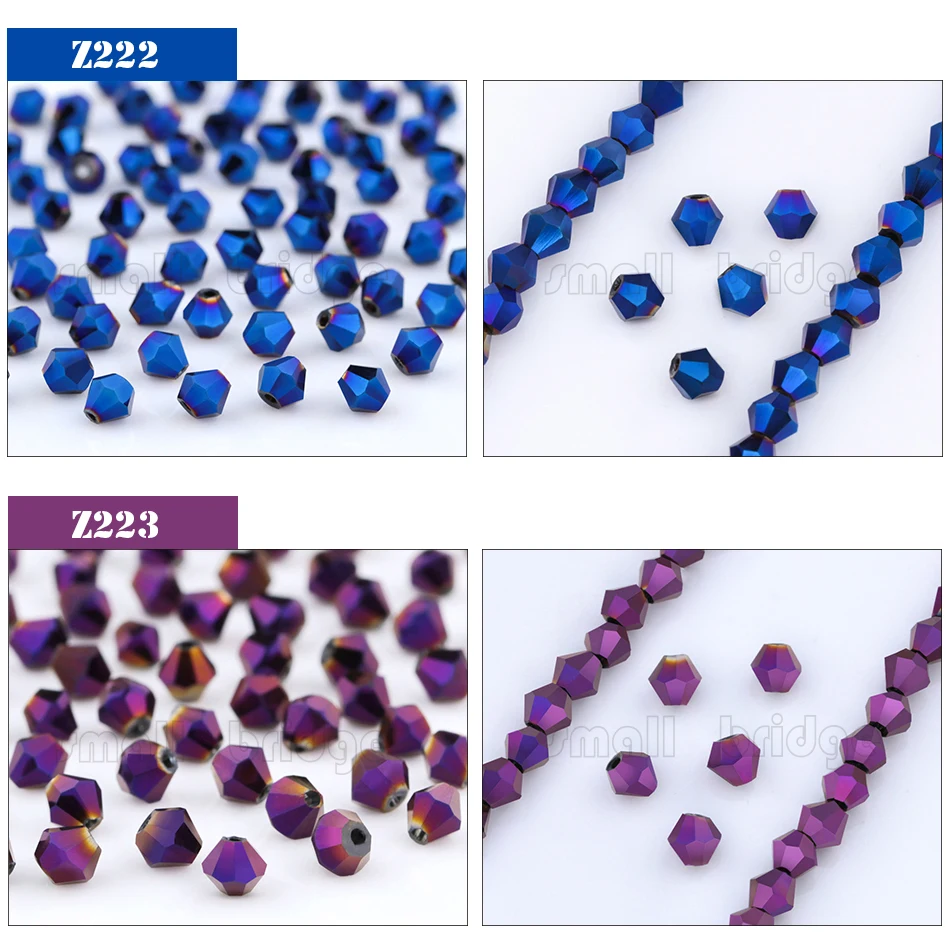 product czech silver colour spacer bicone beads for making jewelry accessories diy perles loose faceted glass crystal beads-35