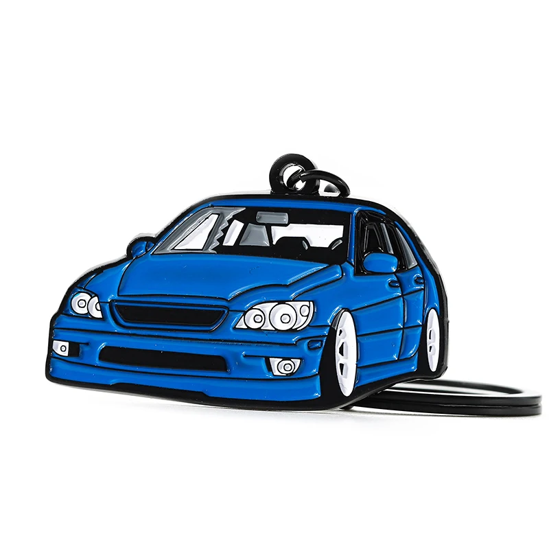 Promotional Custom 2d Metal Gift Anime Cartoon Blue Car Brand Logo