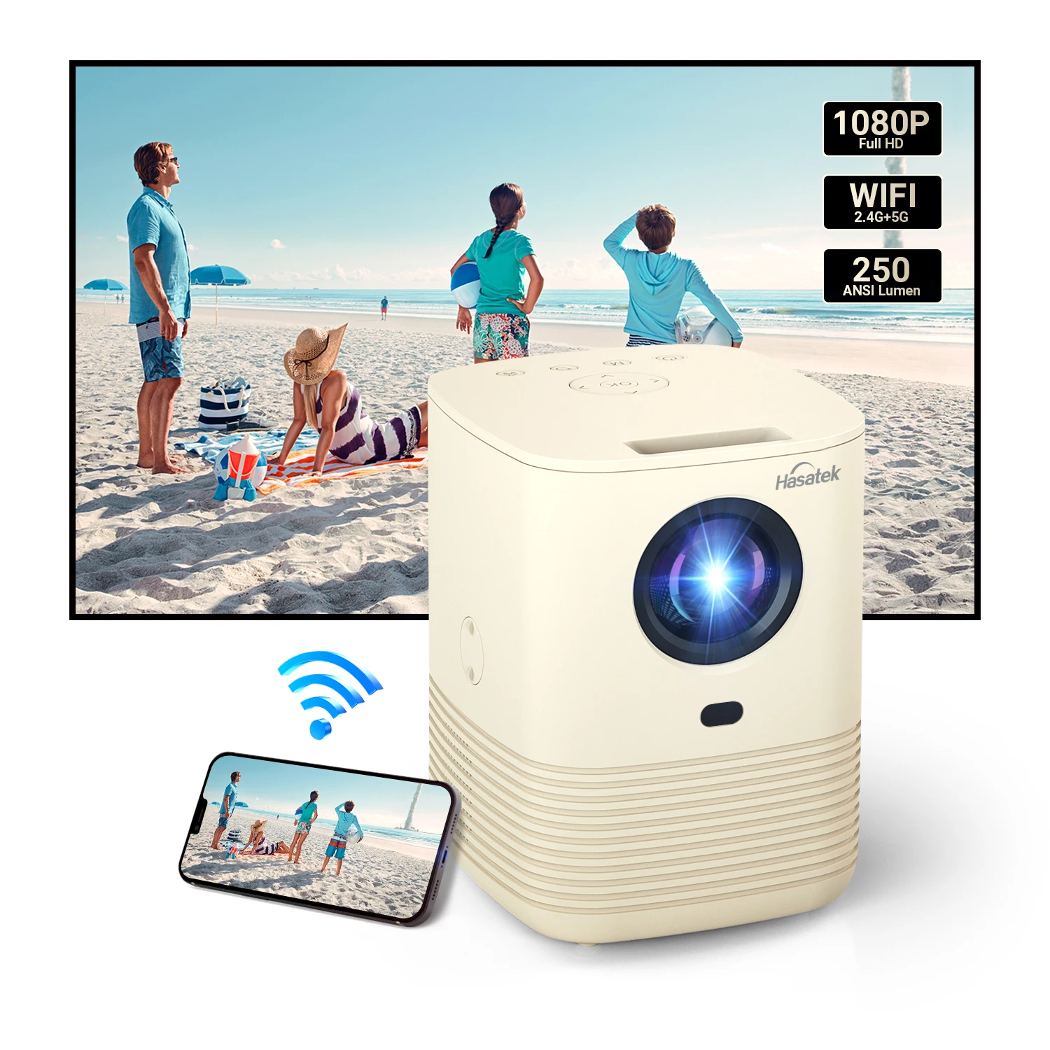 maandelijks Scharnier Ontrouw Full Hd Mini Projector 1080p Wifi Mirroring For Smartphone Iphone 6000 Lux  Projector For Home Theater Beamer - Buy Full Hd Mini Projector,Projector  1080p,Projector 1080p Wifi Mirroring Product on Alibaba.com