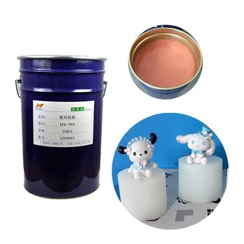 silicone rtv2 liquid condensation cure rubber for gypsum products mold a b red raw materials durable high temperature