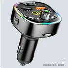 Fm Radio SINRI OEM NEW BT08D Multifunction Fast Battery 12V 24V Digital Car FM Radio Transmitters Dual USB Car Charger