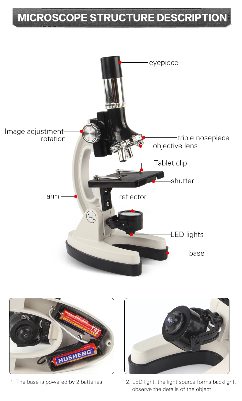 Competitive Price High Quality Microscope Toy Set High Simulation