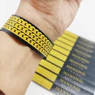 Paper Wristbands High-quality Printing Distinguished Black Gold Paper Bracelet Disposable Bracelet Tyvek