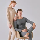 Sleepwear Customized Long Sleeve Set 2 Piece Pajamas Suit Comfortable Unisex Sleepwear