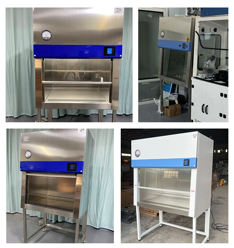 BSC-1500-IIA2 Stainless Steel Class 2 Biological Safety Cabinet School University Hospital Lab Equipment for Workshop Use Direct