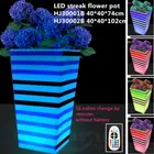 Pots Flower Colored Planter Mini Color Plastic Plant Pots Flower Pots Planters With Led Light