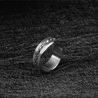 Cubic Ring Rings DEXRLO High Quality Stainless Steel Cubic Zirconia Women Gimnastic Ring Girls Finger Rings
