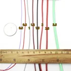 Cord Cord Necklace Cord High Quality 1mm Multicolor Round Polyester Korea Waxed Cord For Jewelry Making