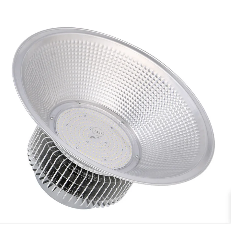 Factory low price High Bay Led light 100w 150w aluminum body fin heat dissipation indoor warehouse gymnasium workshop lighting