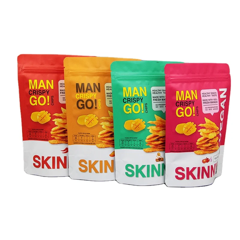 Foil Plastic Packing Pouch Snack Bag 