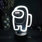 Led Lamp Led TYSON 3D 16 Color RGB Among Us LED Night Light Illusion Lamp Among Us Light